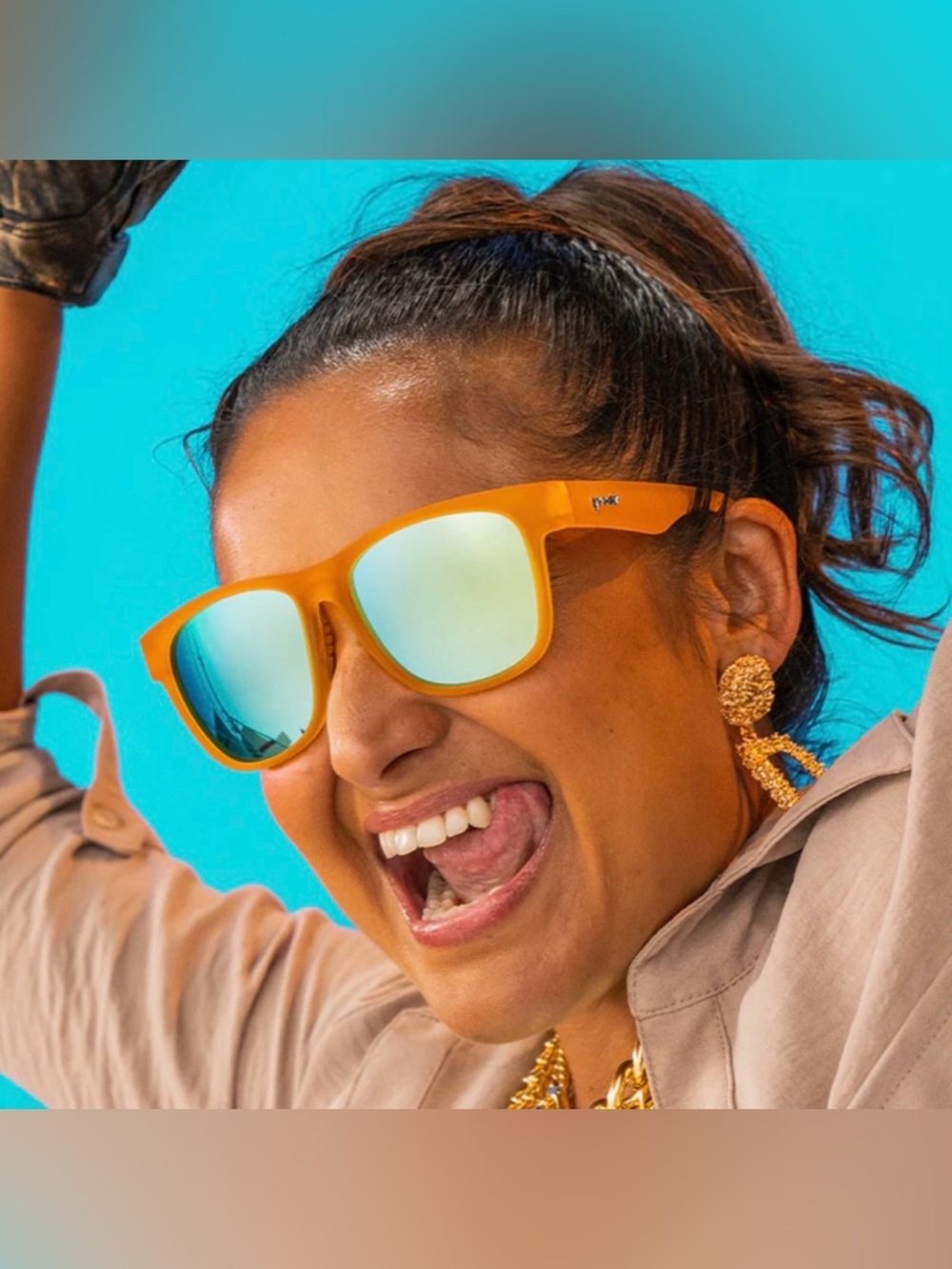 Goodr Gold Digging with Sasquatch BFG Sunglasses - Picture 7 of 8